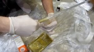Хвостовая балка для модели самолета из стеклоткани.