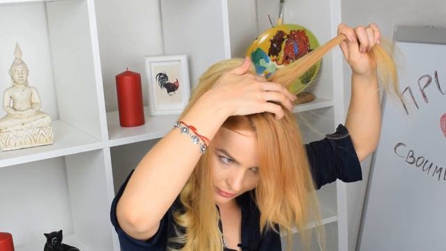 Как заплести накладную косу - уроки плетения кос