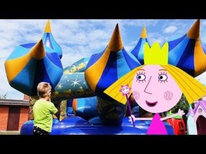 ★ Бен и Холли Батут МАЛЕНЬКОЕ КОРОЛЕВСТВО Бена и Холли Ben And Holly's Little Kingdom Trampoline fun