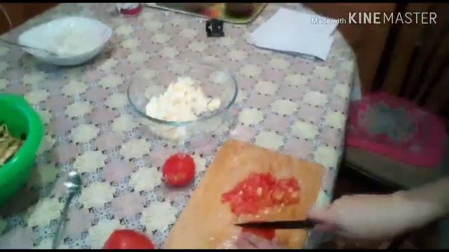 Шикарный салат из баклажанов и помидор смотреть онлайн