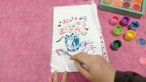 Монотипия. Рисование для начинающих. Гуашь