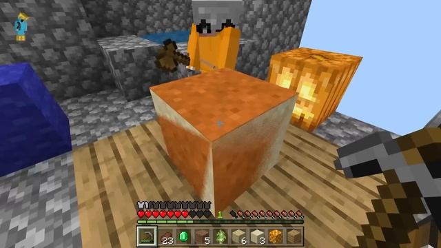 I Survived 100 Days on ONE LUCKY BLOCK in Hardcore Minecraft смотреть онлайн