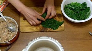Голубцы с мясом и гречкой из пекинской капусты. Мясные блюда.