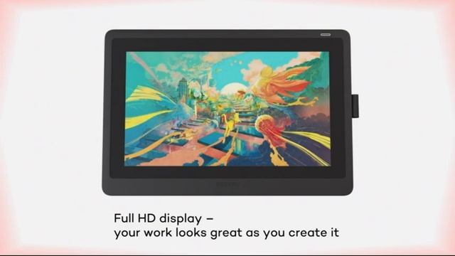 Wacom Cintiq 22 Drawing Tablet with HD Screen, Graphic Monitor, 8192 Pressure Levels DTK2260K0A 201 смотреть онлайн