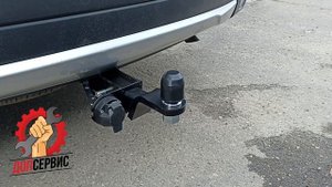 Фаркоп на Mitsubishi Outlander 3, шар под квадрат