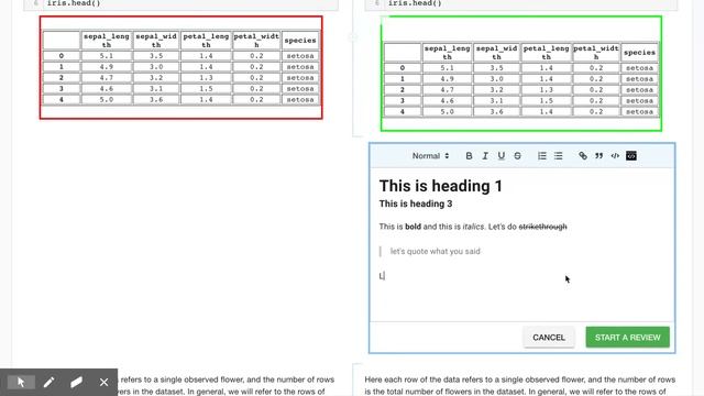 Markdown Commenting in ReviewNB смотреть онлайн