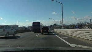 Из аэропорта JFK через Манхеттен к туннелю в Нью-Джерси