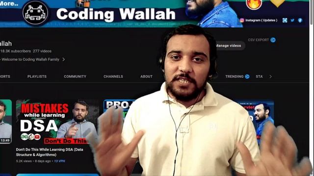 Do I QUIT YouTube Channel - Coding Wallah @youtubecreators
