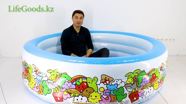 Бассейн детский надувной большой Bestway 51122: обзор от Интернет магазина LifeGoods.kz смотреть онлайн