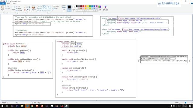 SpringCore-11. Explanation of Object Injection with ref attribute in Spring framework | #cloudraga смотреть онлайн