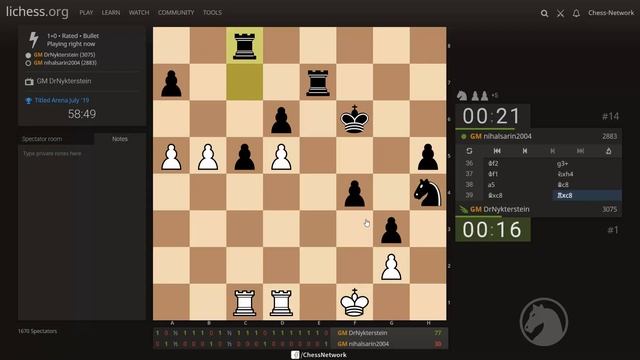 A flying start by Magnus Carlsen | Lichess Titled Arena, July 2019 смотреть онлайн