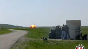 Выстрел из мощной базуки