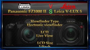 Panasonic FZ1000 II vs Leica V-LUX 5 Comparison Video (Spec Comparison)