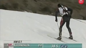 БИАТЛОН. КМ 2000-01. 7 этап. Солт-Лейк-Сити (США). Мужчины. Гонка преследования 12,5 км 03.03.2001.