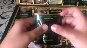 РАСПАКОВКА ЧАЯ Greenfield?? 120 ПАКЕТИКОВ И 30 ВИДОВ ЧАЯ??