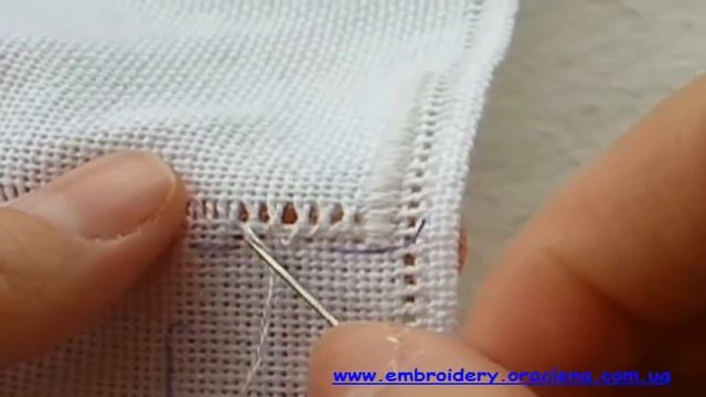 Мережка через чисницу с настилом и прутиком. Часть 1. смотреть онлайн