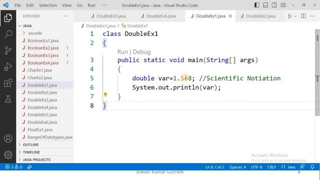 #15. float and double Datatypes in Java || Datatypes in Java (Part-3)