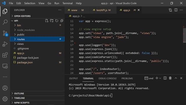 How To Connect Reactjs with Node Express смотреть онлайн