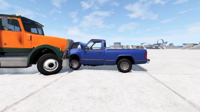 ⚠️ Pickup vs. Truck BeamNG.drive CRASH TEST #1 ⚠️ смотреть онлайн