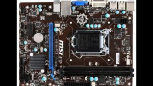 Материнка MSI H81M P33 - ОБЗОР