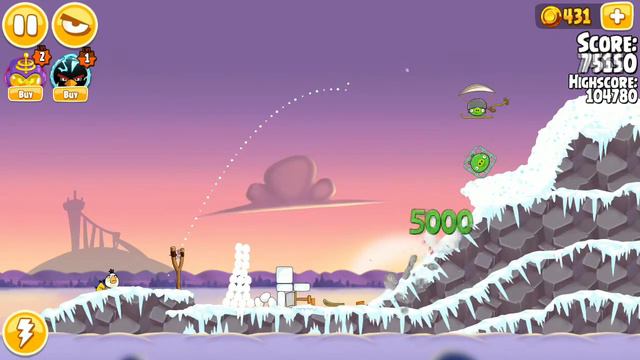 Angry Birds Season On Finn Ice Level 1 To 25 Full Gameplay (3 Stars) смотреть онлайн