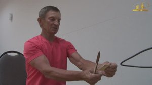 Вязание рыболовных сетей