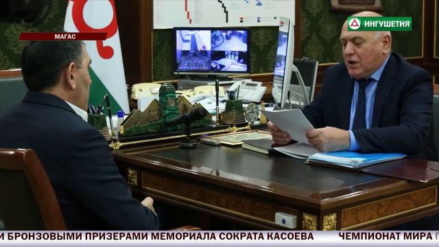 Развитие пчеловодства в Ингушетии обсуждалось на встрече Евкурова и Гогиева. смотреть онлайн