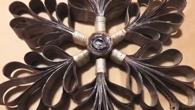 DIY Новогодние Поделки из ГАЗЕТ Своими руками. ИДЕИ для Декора. ЗИМНИЕ Поделки | kerajinan koran