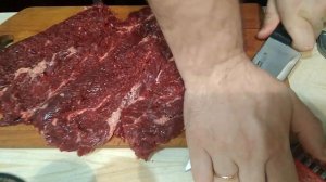 Готовим стейк мясника из мраморной говядины, диафрагма толстая.Тестируем стейк мясника от Мираторга.
