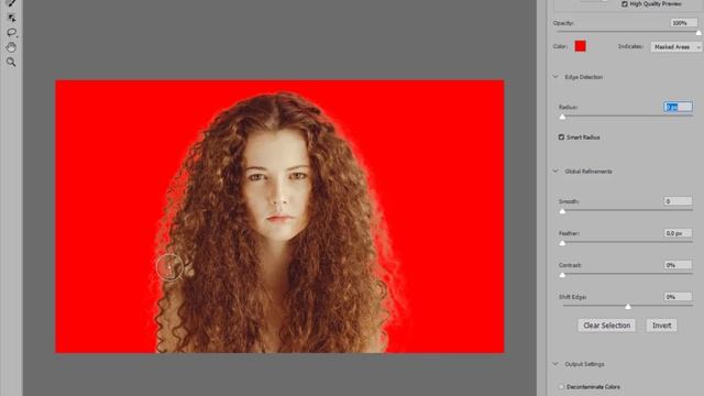 Уроки Фотошопа. Быстрое выделение волос, особенно непослушных кудрей ) смотреть онлайн