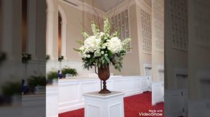 Church flower arrangements | alter simple floral decorations