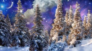 Новогодняя песня.  У Леса на опушке. Christmas song. Эдуард Хиль.  Песня моего детства.