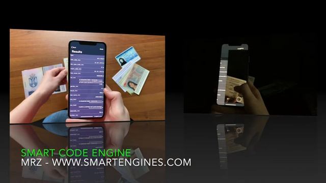 Smart Code Engine: robust and mobile MRZ scanner app