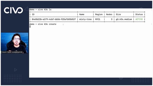 How to create a Kubernetes cluster at Civo