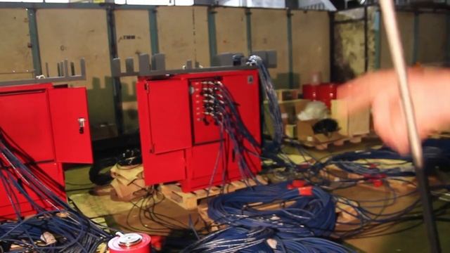 Система Синхронного Подъема из 24 гидравлических домкратов
