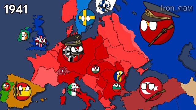 History of Europe (1900-2024) Countryballs Best version смотреть онлайн