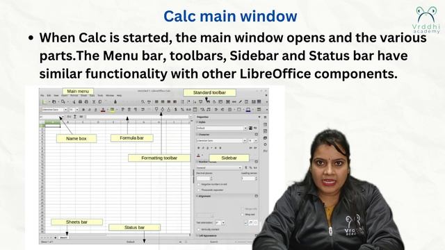 Libreoffice Calc | elements of spreadsheet| manipulation of cells in Spreadsheet  #ccc