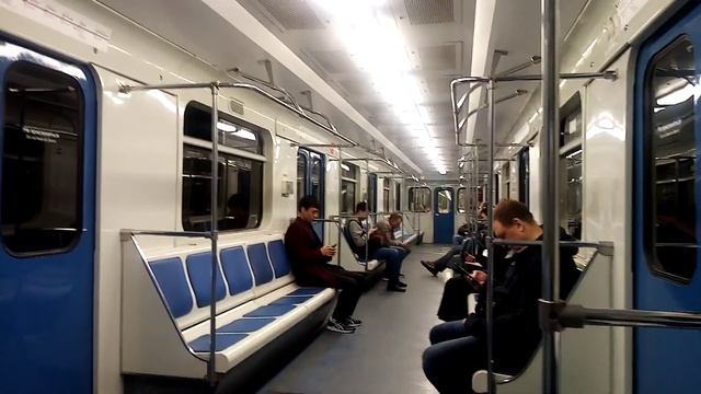 Кольцевая линия метро. Парад поездов 2022. 81-717/714.5 "Номерной" Московский Транспорт.