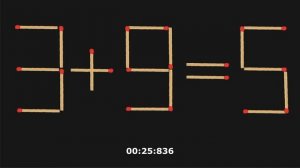 Переместите 1 спичку, чтобы уравнение стало верным! Головоломки со спичками! 3+9=5