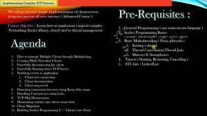 TCP/IP Socket Programming Advance Project - Develop Complex TCP Servers in C/C++