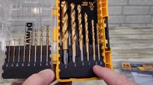 I LOVE DEWALT Titanium Drill Bit Set 14 Piece DW1354 HOW DOES TOUGHCASE PLUS CONNECTABLE CASE WORK