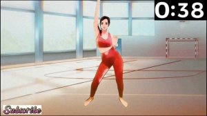 40-минутная АЭРОБИКА Танец дома, чтобы сжечь ЖИР Тренировка Киат Джуд Дай ? разминка