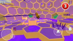 Прохождение уровня "улей" в обновлении игры Super Bear Adventure