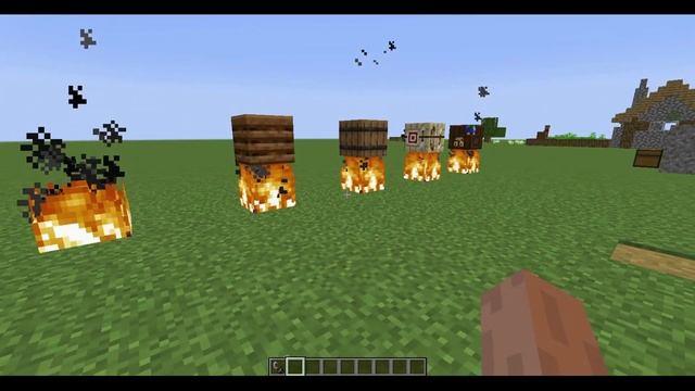 какое дерево сгорит первое в майнкрафте смотреть онлайн