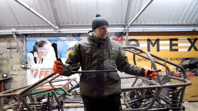 Как сделать багги. Своими руками. Кулиса переключения передач.Homemade buggy. смотреть онлайн