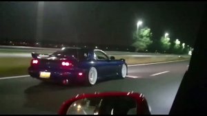 Mazda Rx7 FD flames