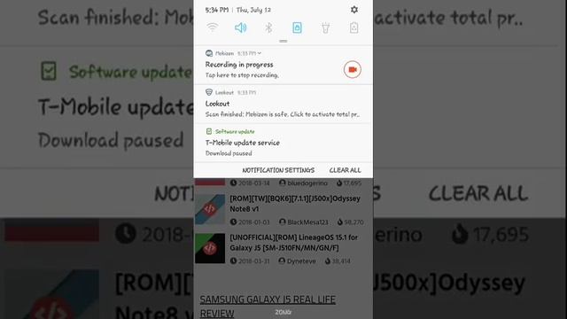 Samsung Galaxy J5 2016 Android Oreo Update смотреть онлайн
