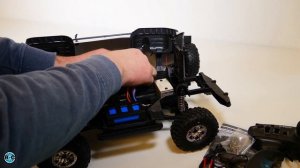 HB ZP1001 RC Crawler unboxing and first test drive with the Traxxas TRX4 Clone!