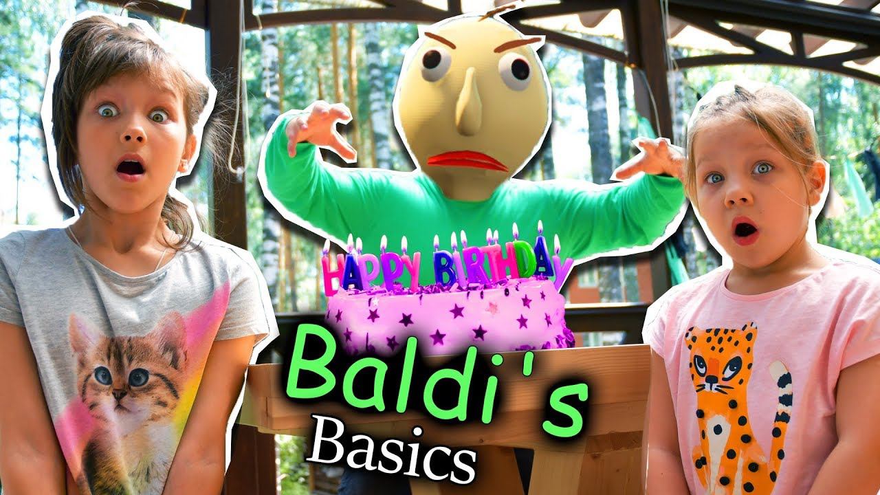 Baldi испортил день рождения Ксюши! Папа против Балди! Baldi's Basics in real life