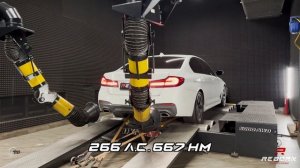 Чип-тюнинг BMW 530d G30 LCI Stage 1 с замерами на мощностном стенде в Reborn Technologies.